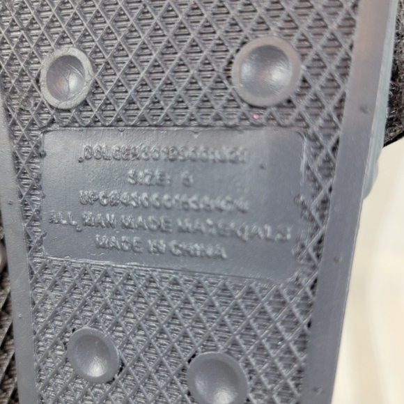 Toddler‎ Slip On Sandals With Heel Strap Gray Baby Size 6 - Picture 3 of 5